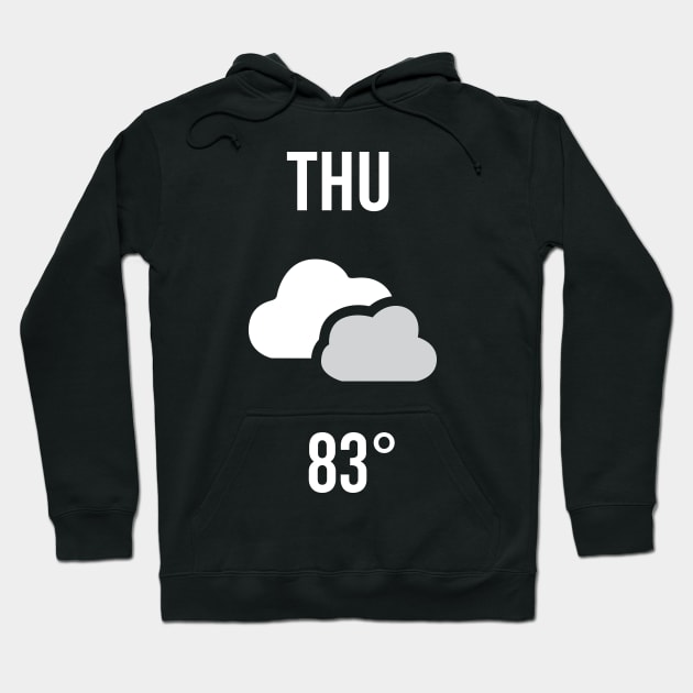 Thursday Weather Costume Hoodie by DetourShirts